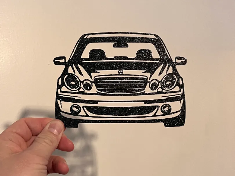 Wall Art Car - Mercedes W211