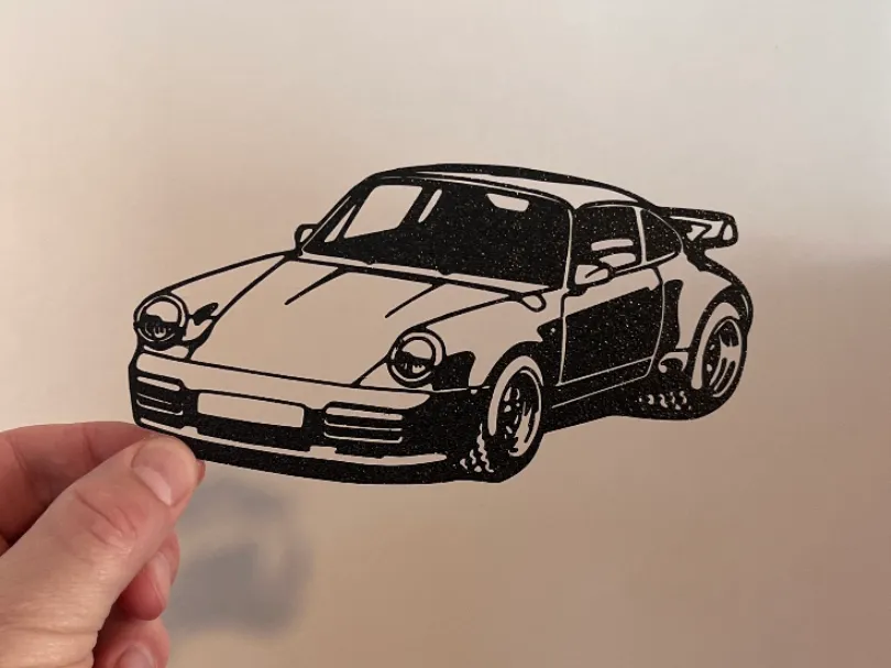 Wall Art Car - Porsche 911 Turbo