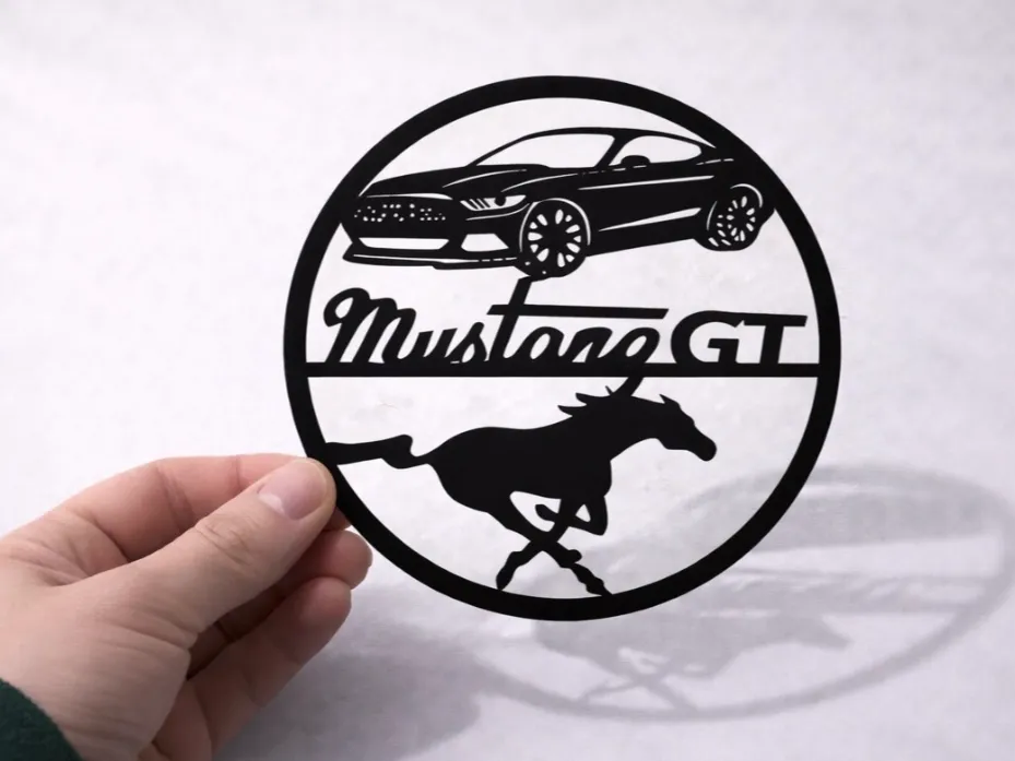 Wall Art Cars - Mustang, another view - Cars & Bikes Wall Art, decor
