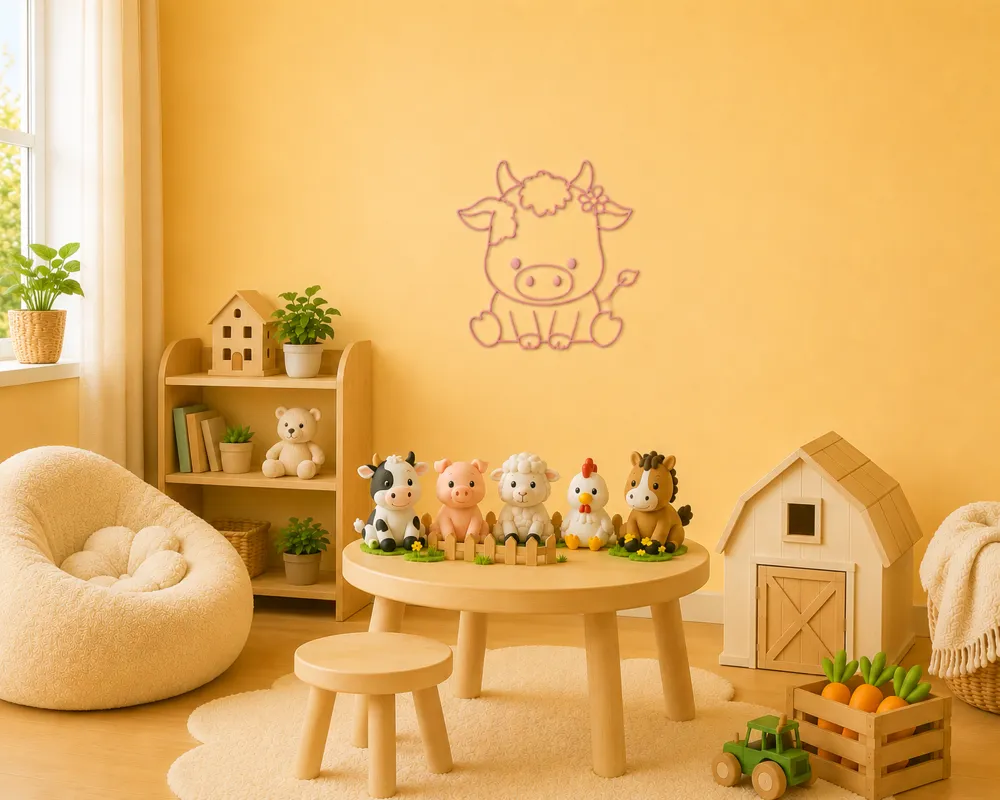 Wall art : Cow frame, photo 2 of 4 - Wall art : Cow frame Home Decor Items