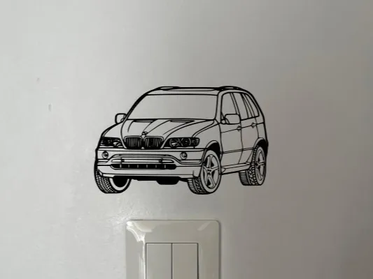Wall Decor BMW X5, another view - Wall Hangings & Wall Decor, car