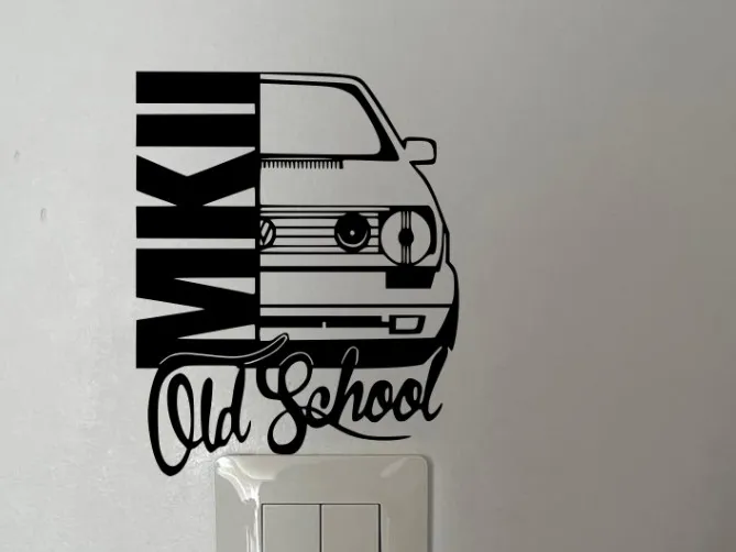 Wall Decor VW Golf MkII