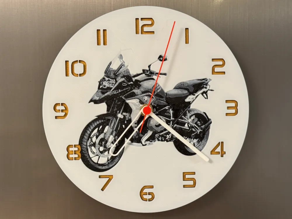 wall / desk clock BMW Adventurer 1250 GS