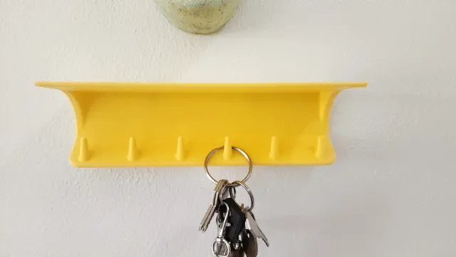 Wall Key Hanger with Hidden Screw Holes - Wall Key Hooks, in stock