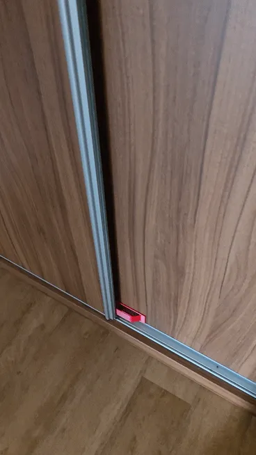 Wardrobe Sliding Door Lock, Cat/Child Proof, photo 2 of 4 - Wardrobe Sliding Door Lock, Cat/Child Proof Pets