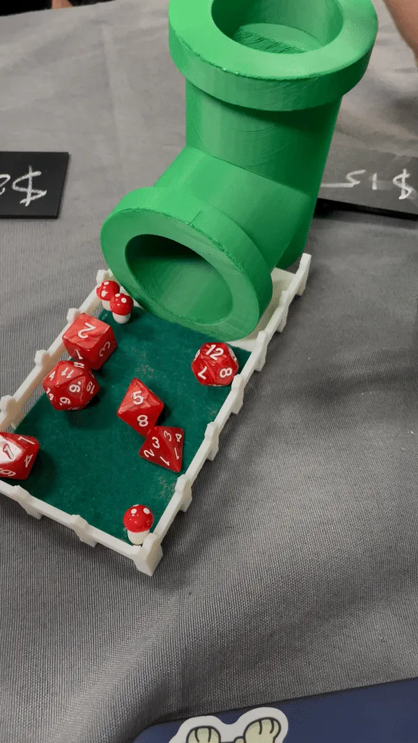 Warp Pipe Dice Tower, photo 2 of 4 - Warp Pipe Dice Tower Board Games & Tabletop