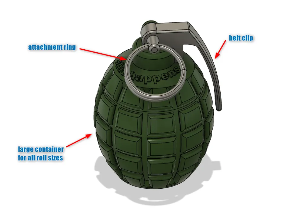 Warrior's poop bag holder, photo 2 of 4 - Leash & Poop-bag Holders, pets