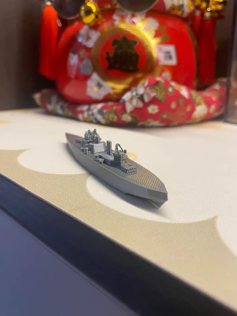 Navy Frigate Warship Miniature, photo 3 of 4 - Model Ships & Boats, military