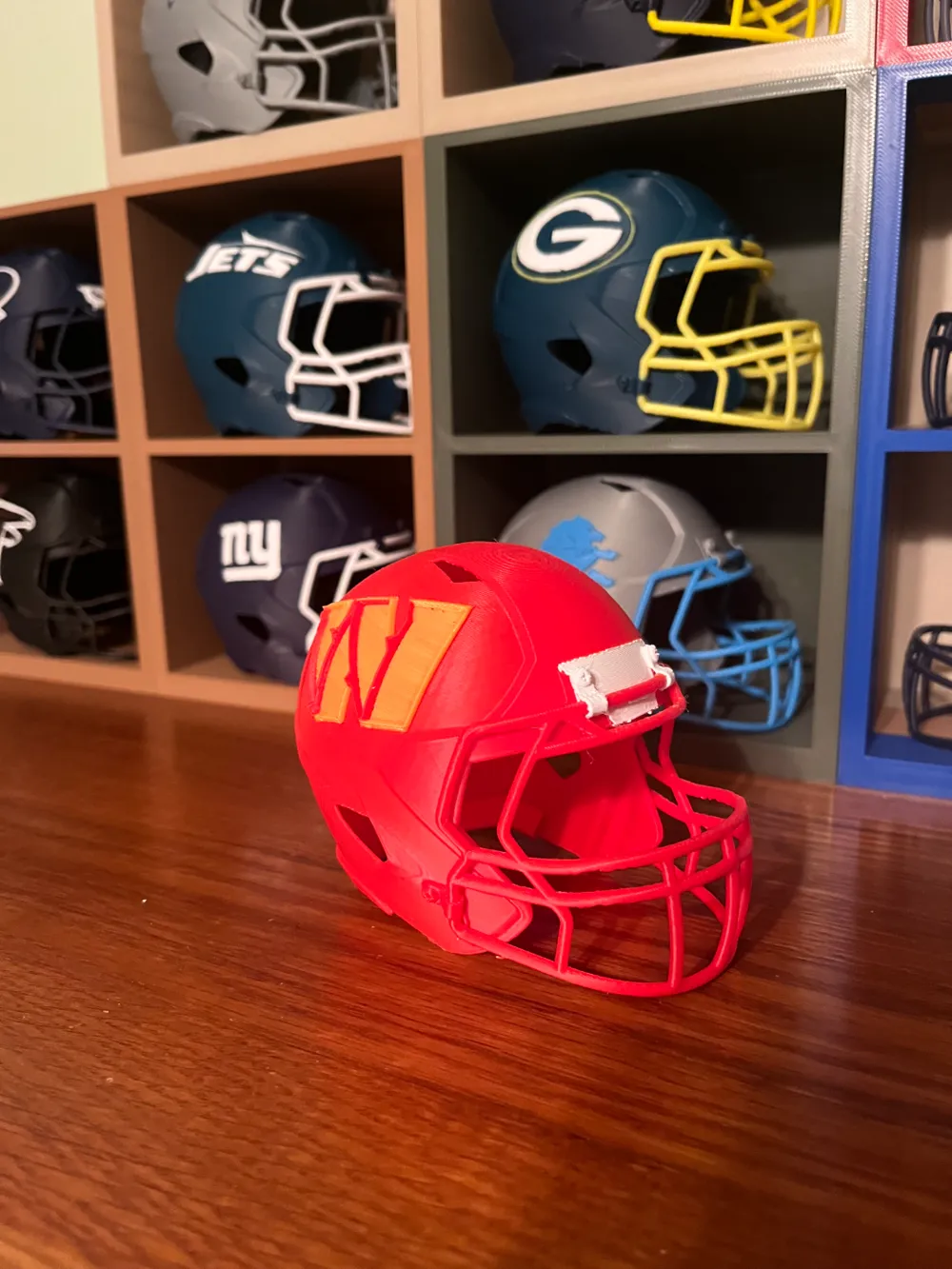Washington Commanders Football Helmet, photo 3 of 4 - Washington Commanders Football Helmet Sports & Fitness