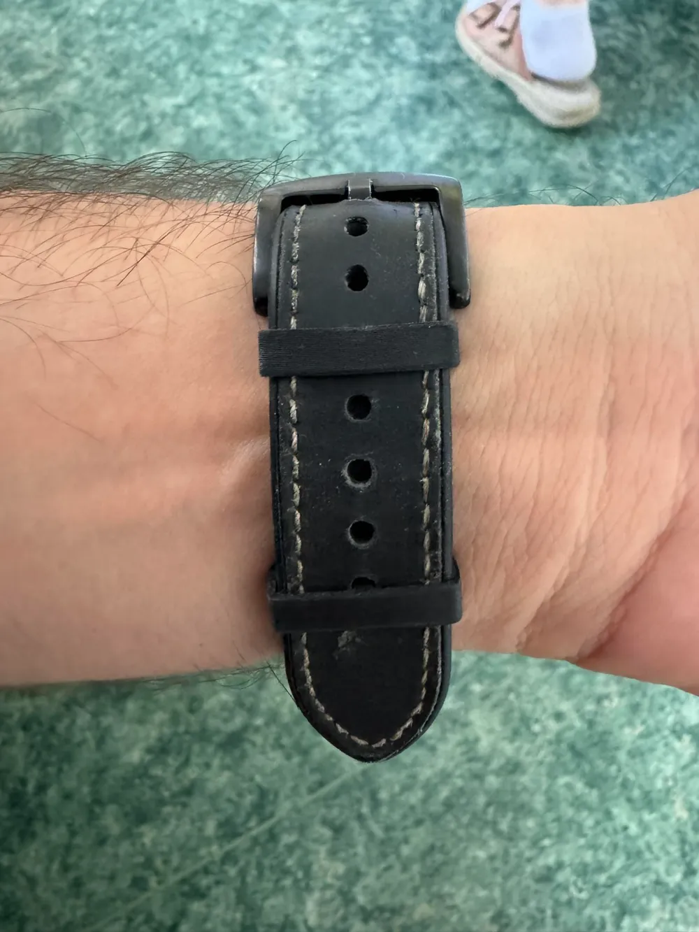 Watch strap loop 20mm with anti-slip pin, photo 3 of 4 - Watch strap loop 20mm with anti-slip pin Fashion