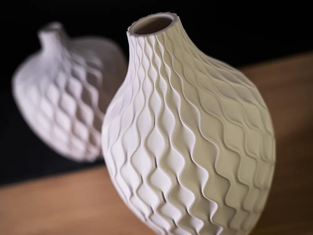 Wave Vase Model One - Contemporary Vase Design, photo 2 of 4 - Wave Vase Model One - Contemporary Vase Design Household