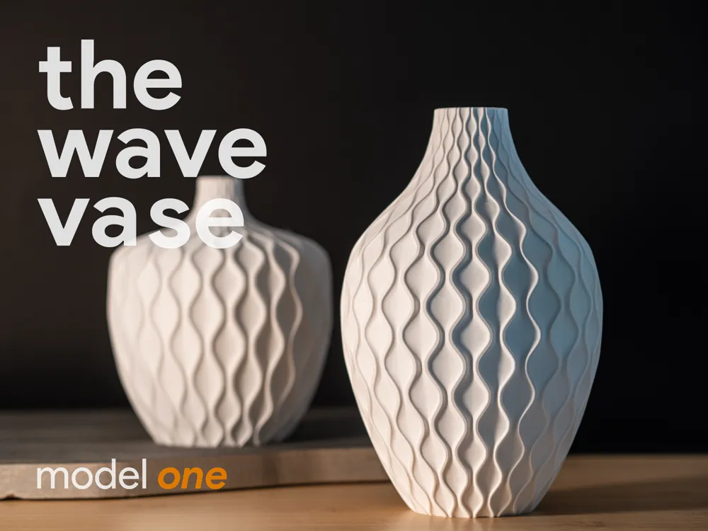 Wave Vase Model One - Contemporary Vase Design - Decor, in stock in India