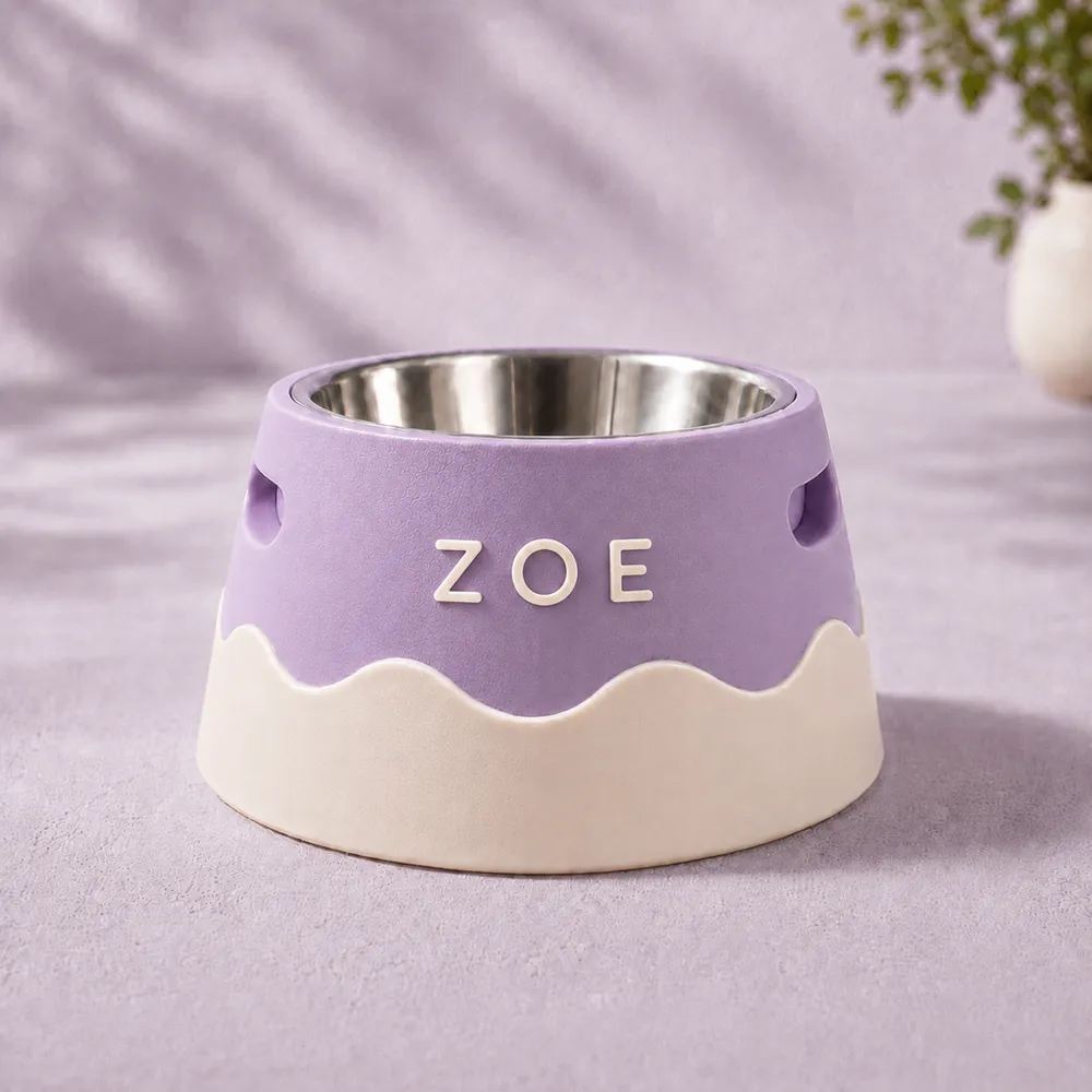 WavePaw Personalized Pet Bowl Holder, photo 3 of 4 - WavePaw Personalized Pet Bowl Holder Pets