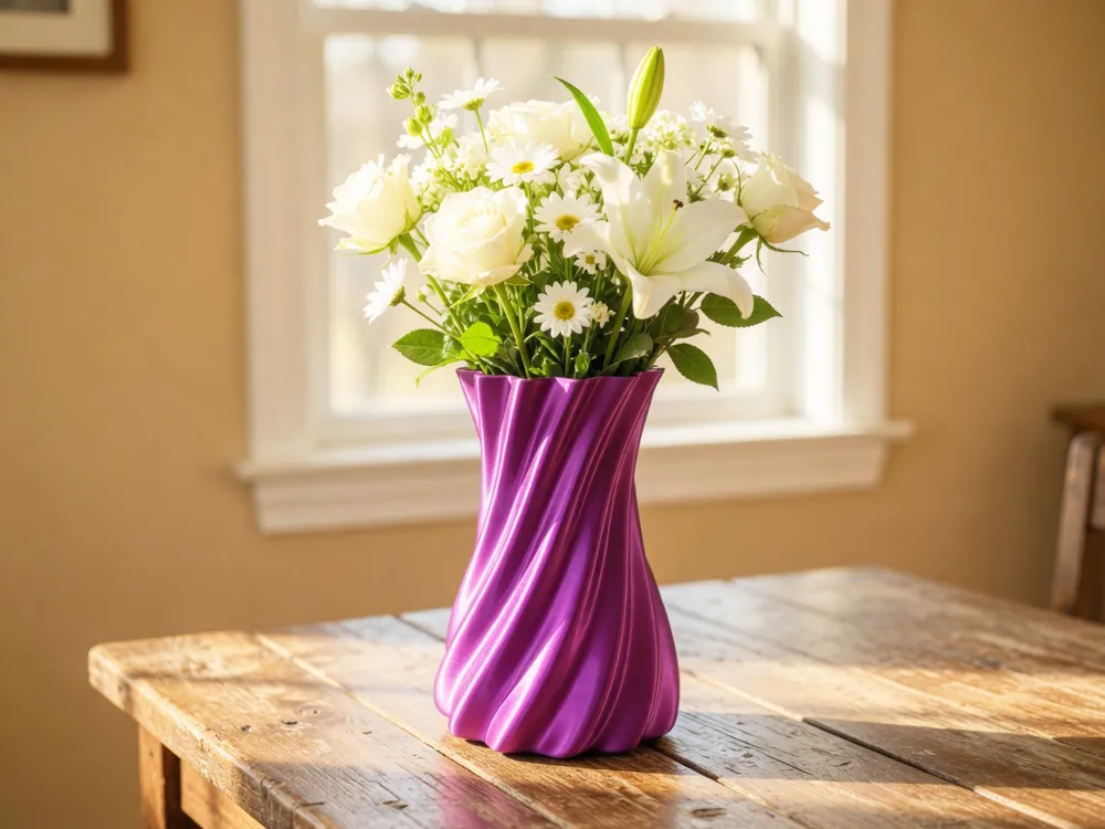Wavy Vase - 200mm tall