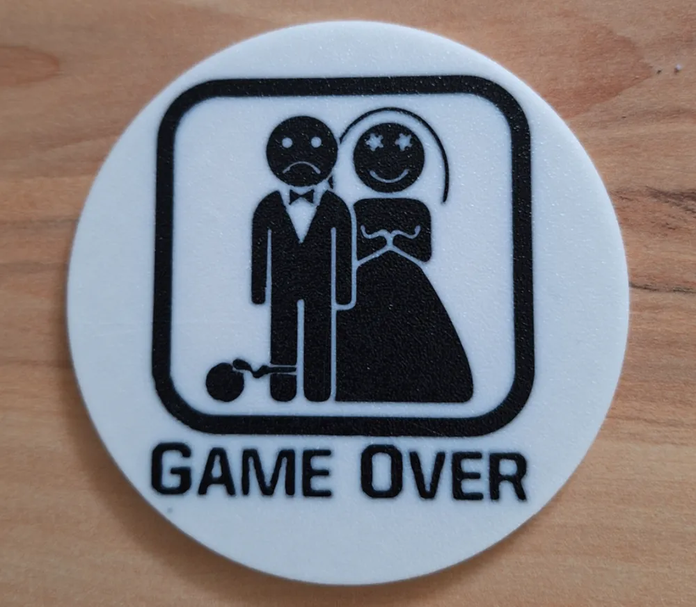 Wedding Coaster, game over - Decor, in stock in India