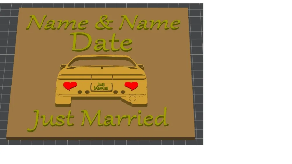 Wedding gift car, photo 3 of 4 - Wedding gift car Generative Art