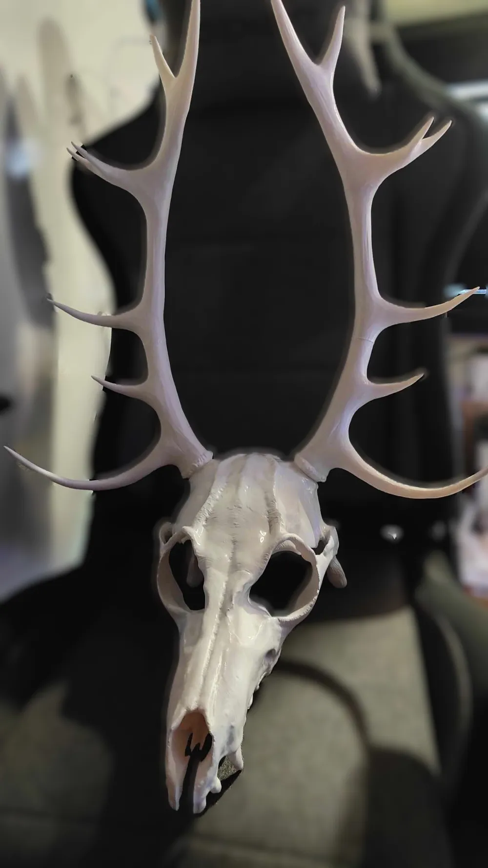 Wendigo/Krampus/Leshen Mask with CONNECTORS, photo 3 of 4 - Wendigo/Krampus/Leshen Mask with CONNECTORS Props & Cosplay