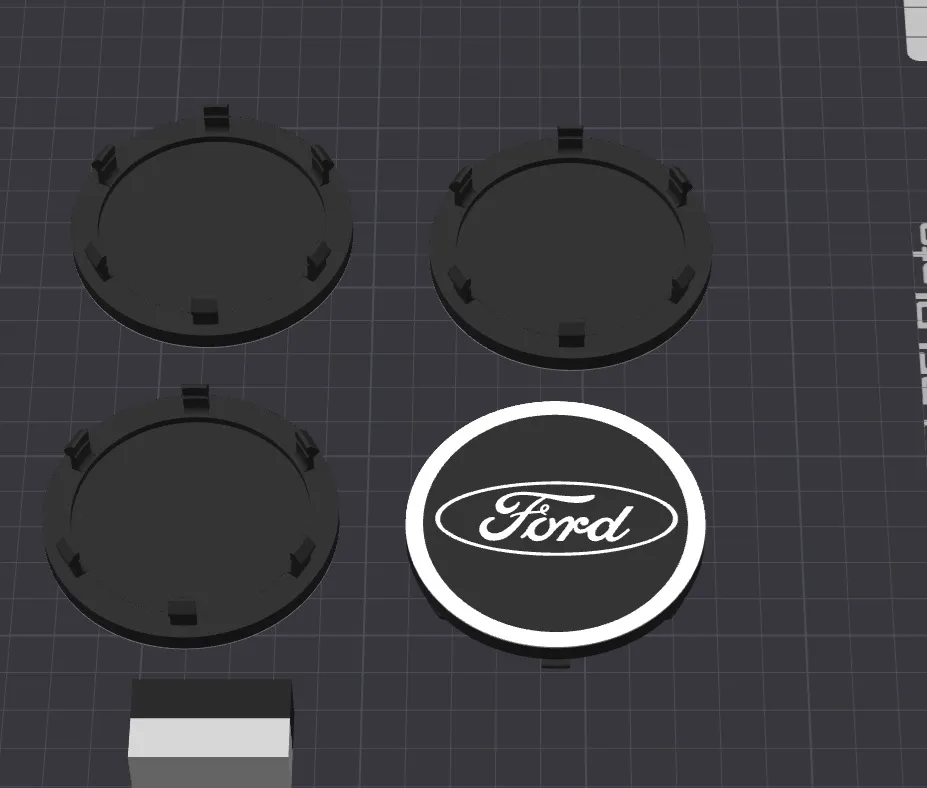 wheel center cap ford 68mm, photo 2 of 4 - Valve Caps & Wheel Accessories, wheelcentercap