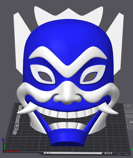Widened Blue Spirit Mask Avatar The Last Airbender