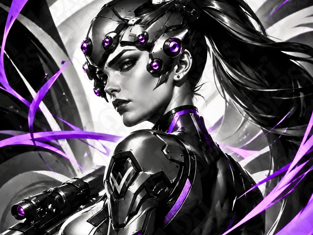 Widowmaker Hueforge - 2D Art, in stock in India