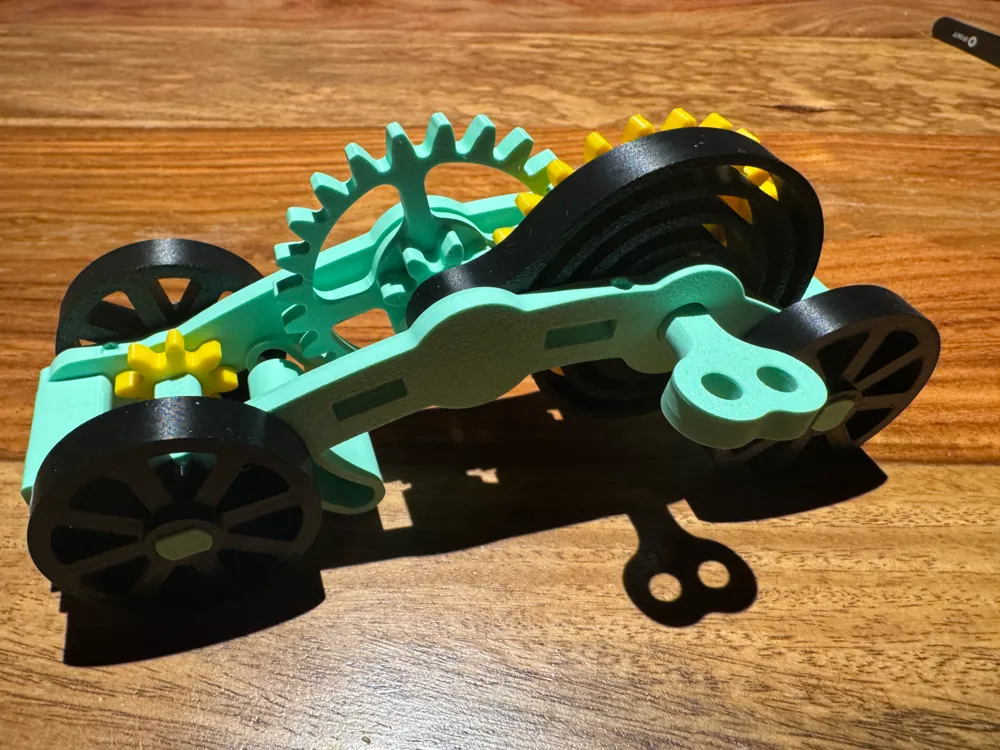Wind Up Spring Car Construction Kit - Version 2025
