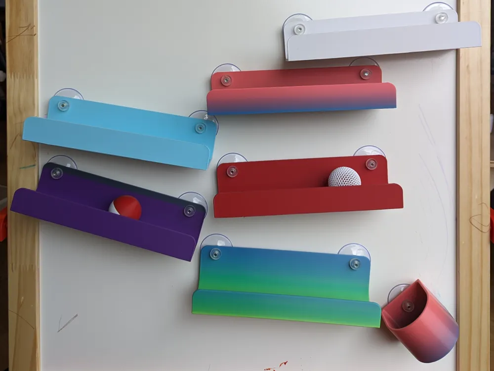 Window-stick pingpong ball track- straight piece, photo 3 of 4 - Window-stick pingpong ball track- straight piece Toys & Games