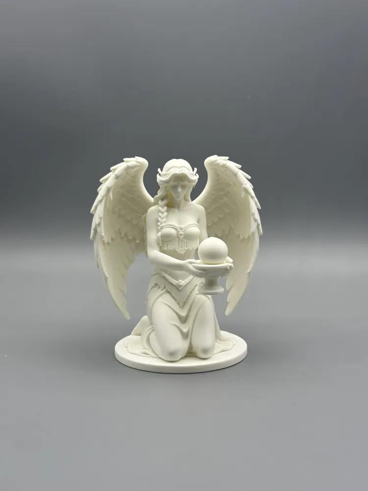 Wishing Angel, may you wish, photo 2 of 4 - Showpieces & Sculptures, Make a wish