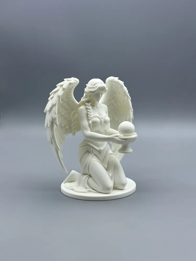 Wishing Angel, may you wish, photo 3 of 4 - Showpieces & Sculptures, crystal ball