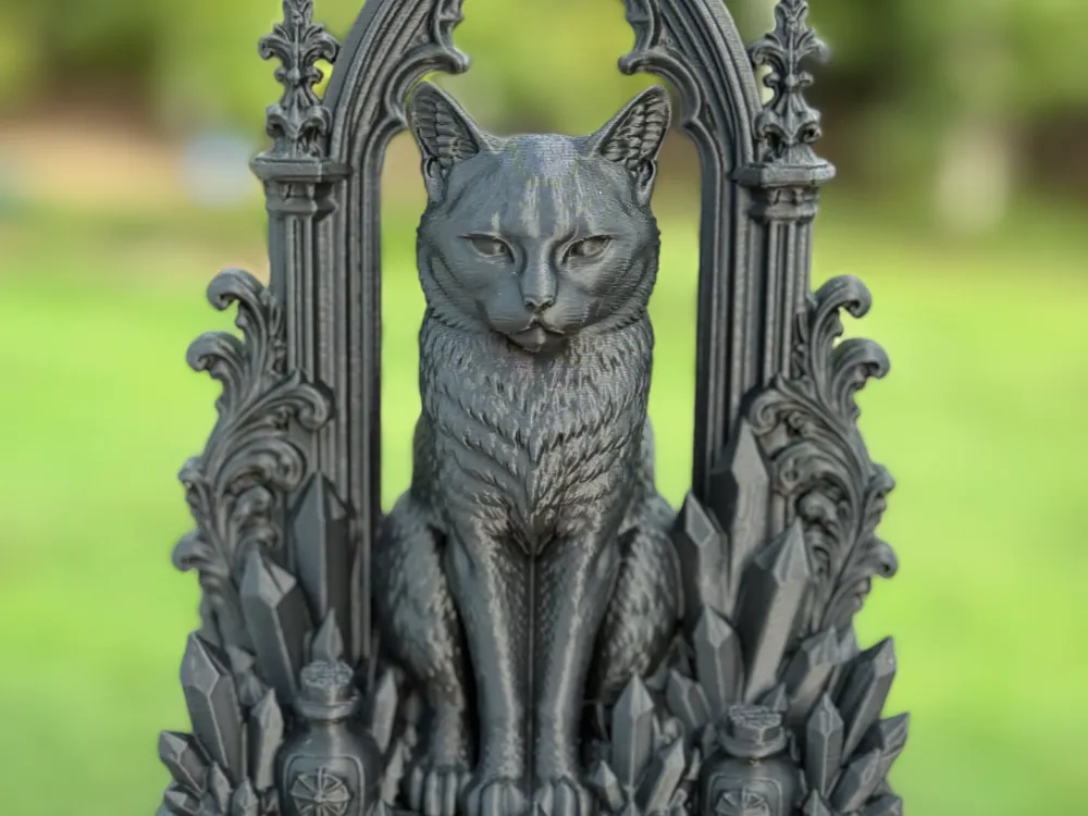 Witchy Gothic Cat, photo 2 of 3 - Witchy Gothic Cat Household