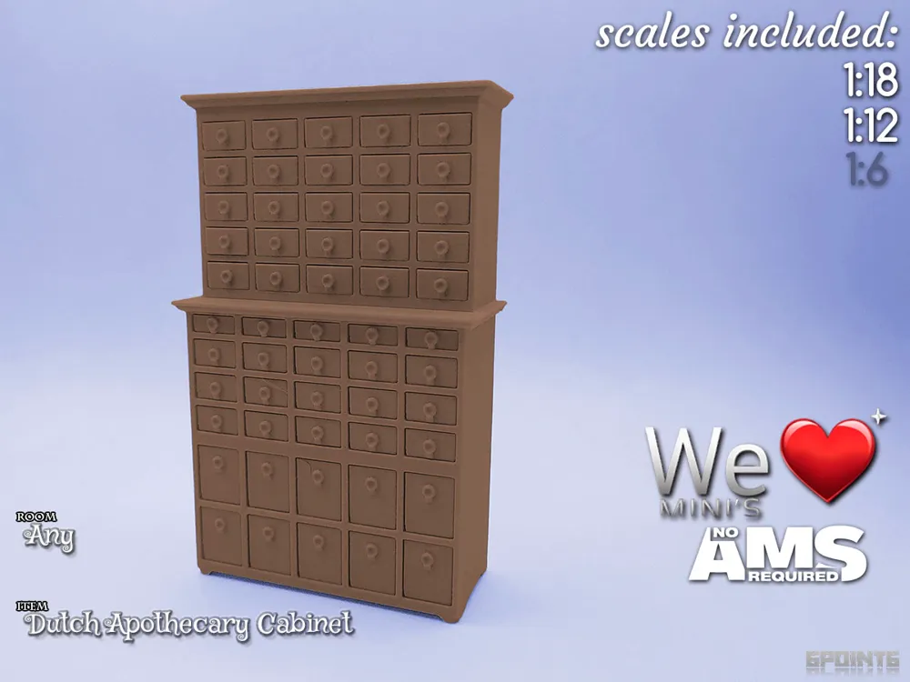 Dutch Apothecary Cabinet - Other Miniatures, in stock in India