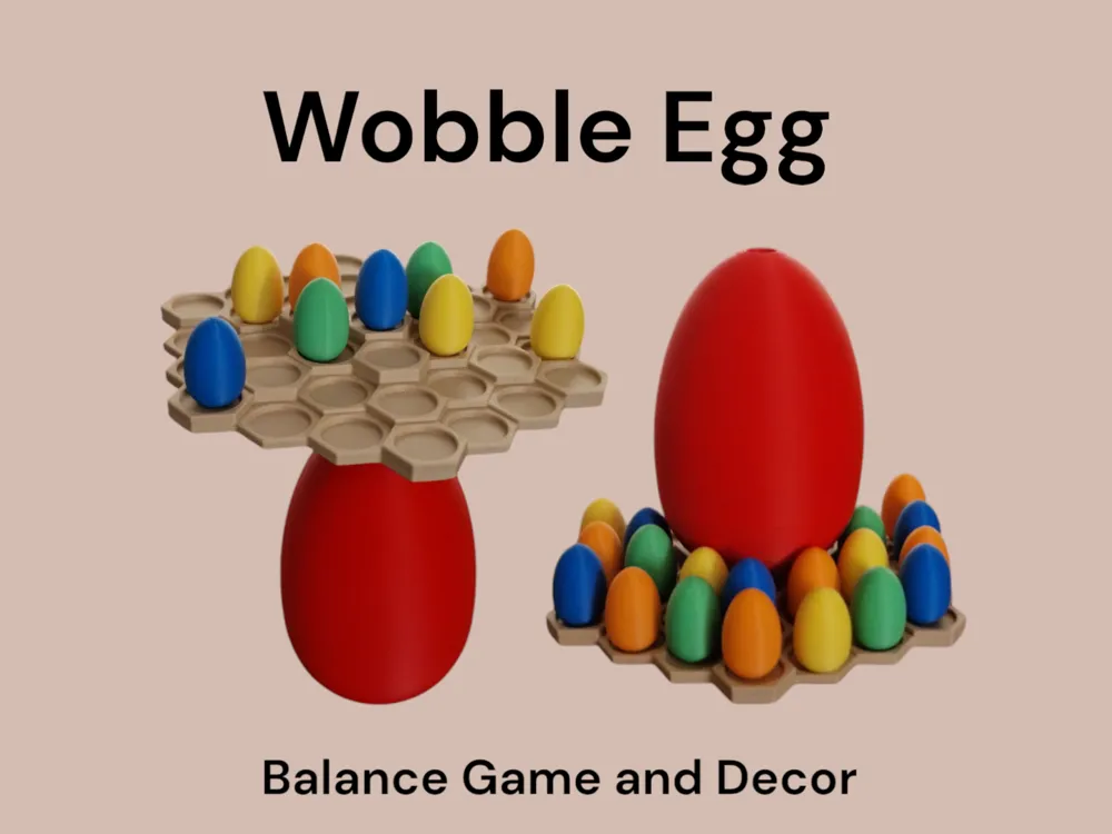 Wobble Egg Balance Game