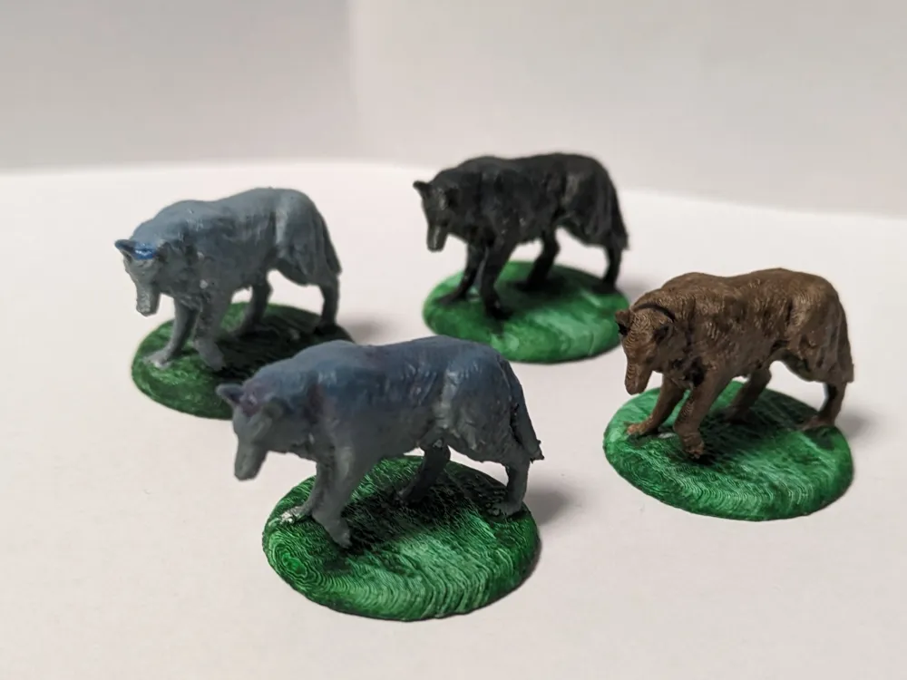 Wolf dnd miniature