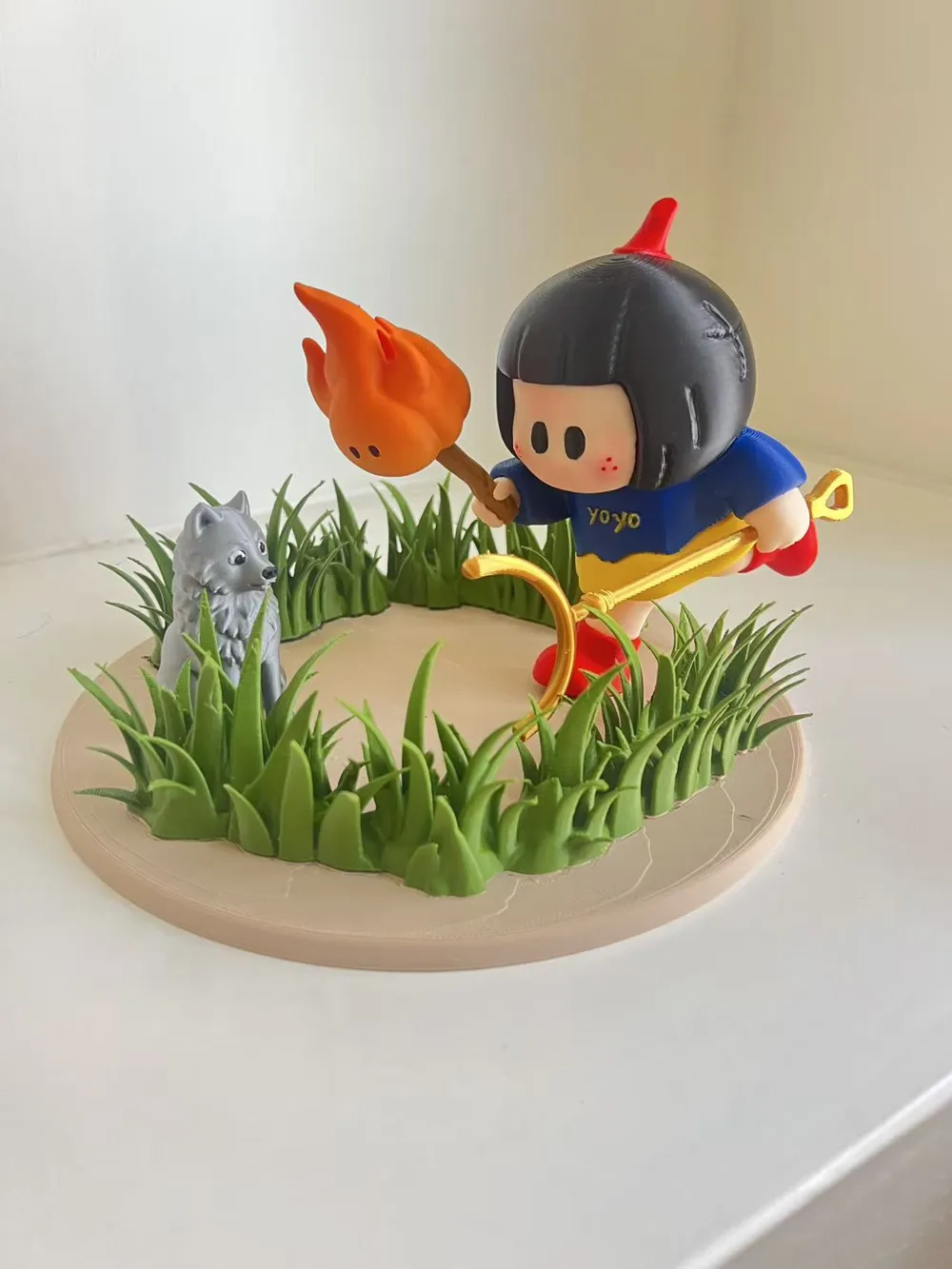 Yoyo Wolf Chaser Figure, photo 2 of 4 - Spinning Tops & Classic Toys, doll