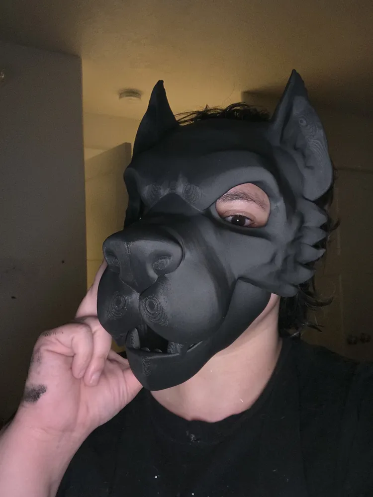 Wolf mask for costumes, cosplay, fursuits and more, photo 4 of 4 - Wolf mask for costumes, cosplay, fursuits and more Props & Cosplay