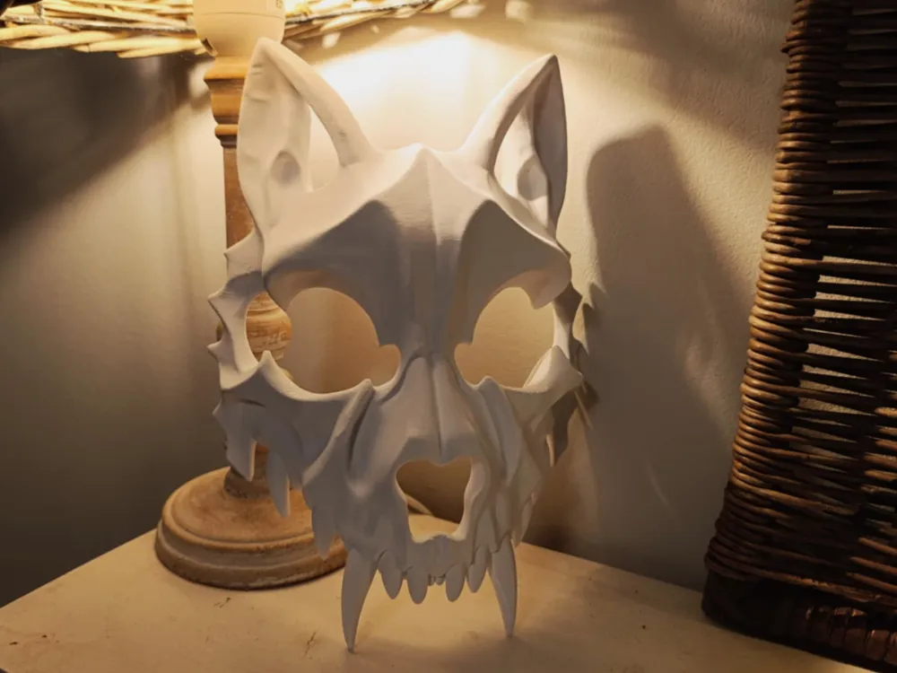 Wolf Skull Mask, photo 4 of 4 - Wolf Skull Mask Props & Cosplay