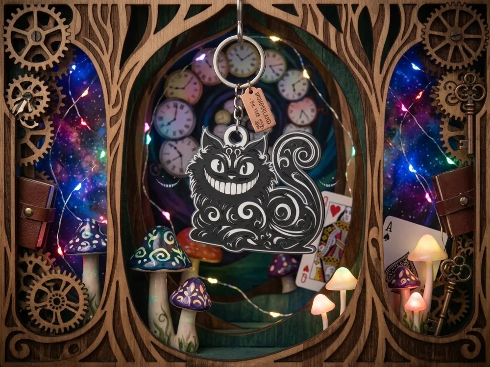 Portachiavi Gatto Wonderland - Cat Keychains, in stock