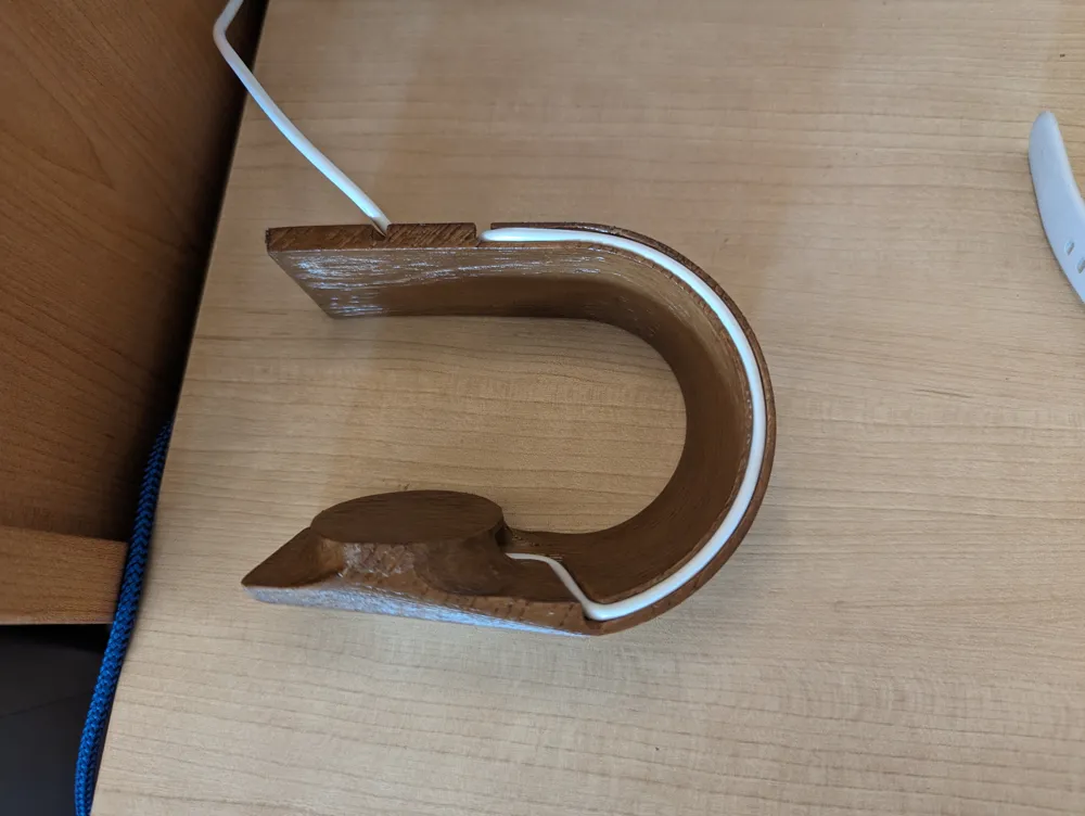 Wood Pixel Watch 2 Charger Stand, photo 4 of 4 - Wood Pixel Watch 2 Charger Stand Mobile & Device Accessories