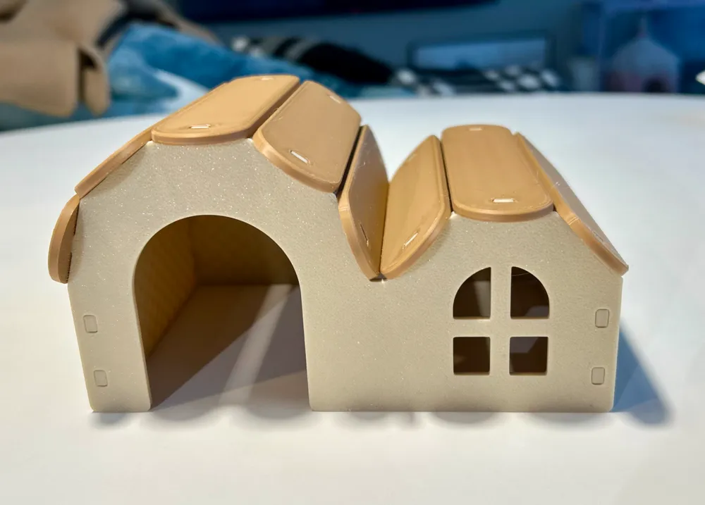 Wooden Hamster House, Easy to Assemble