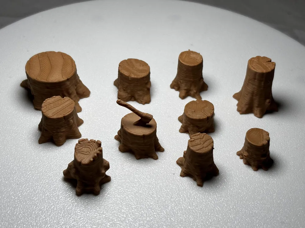 Woodland Stumps, Tabletop Terrain, photo 2 of 4 - Woodland Stumps, Tabletop Terrain Board Games & Tabletop