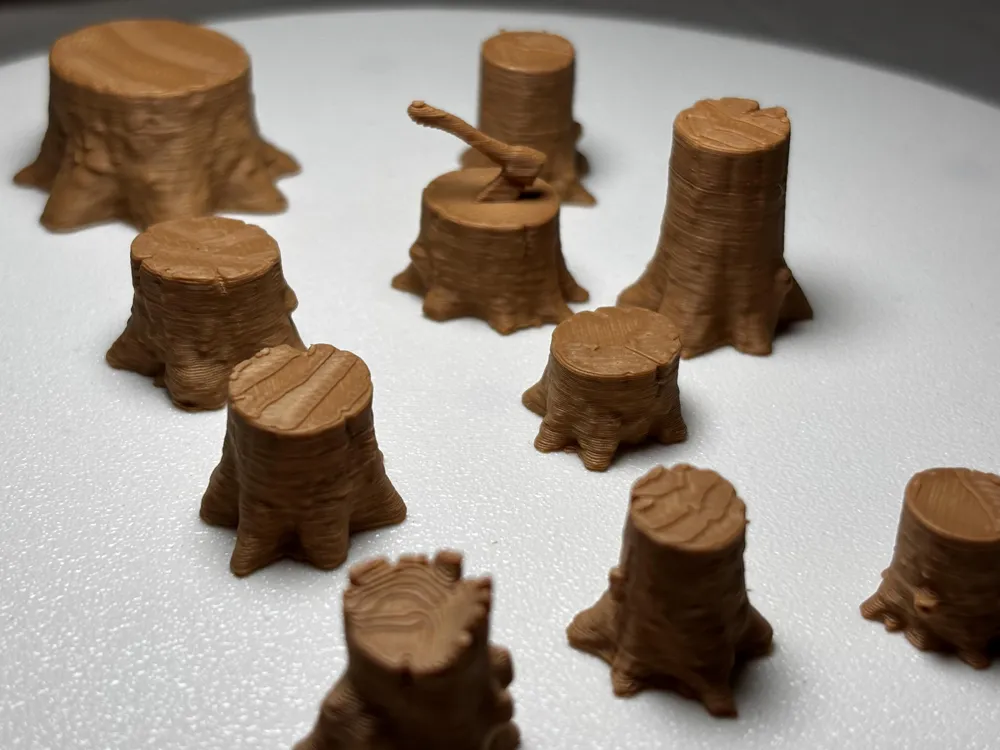 Woodland Stumps, Tabletop Terrain, photo 3 of 4 - Woodland Stumps, Tabletop Terrain Board Games & Tabletop