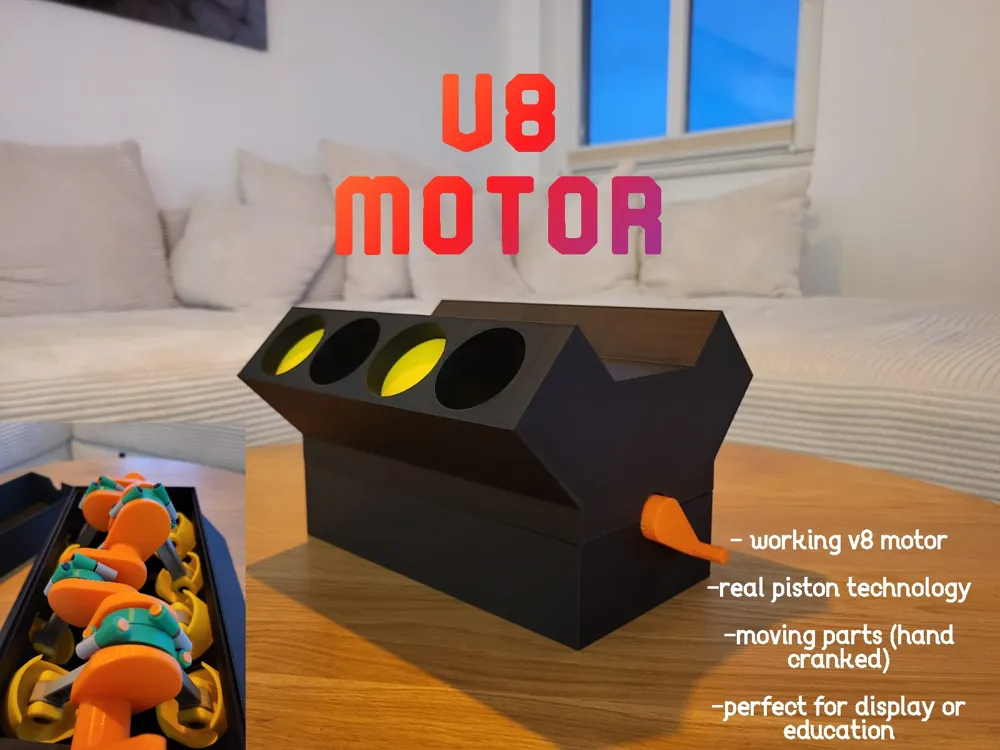 Working fully V8 motor / Engine