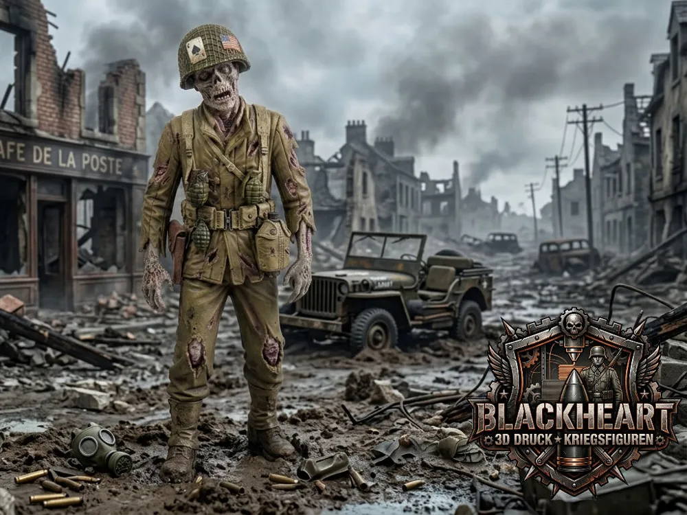WWII Amerikanischer Soldat Zombie 1:35 - Other Miniatures, in stock in India