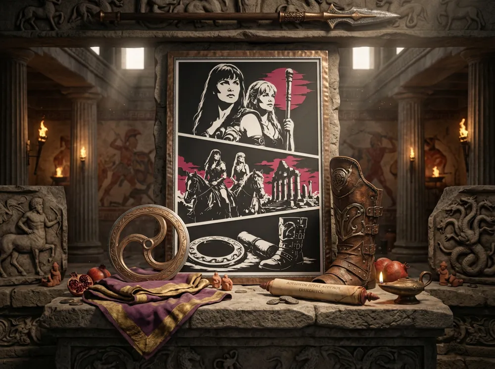Xena Warrior Princess Storyboard Wall Art, photo 3 of 4 - Xena Warrior Princess Storyboard Wall Art Household