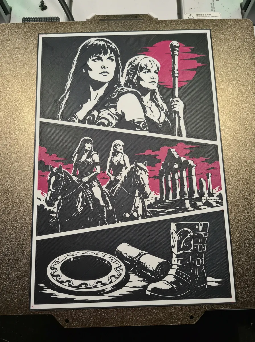 Xena Warrior Princess Storyboard Wall Art, photo 4 of 4 - Xena Warrior Princess Storyboard Wall Art Household