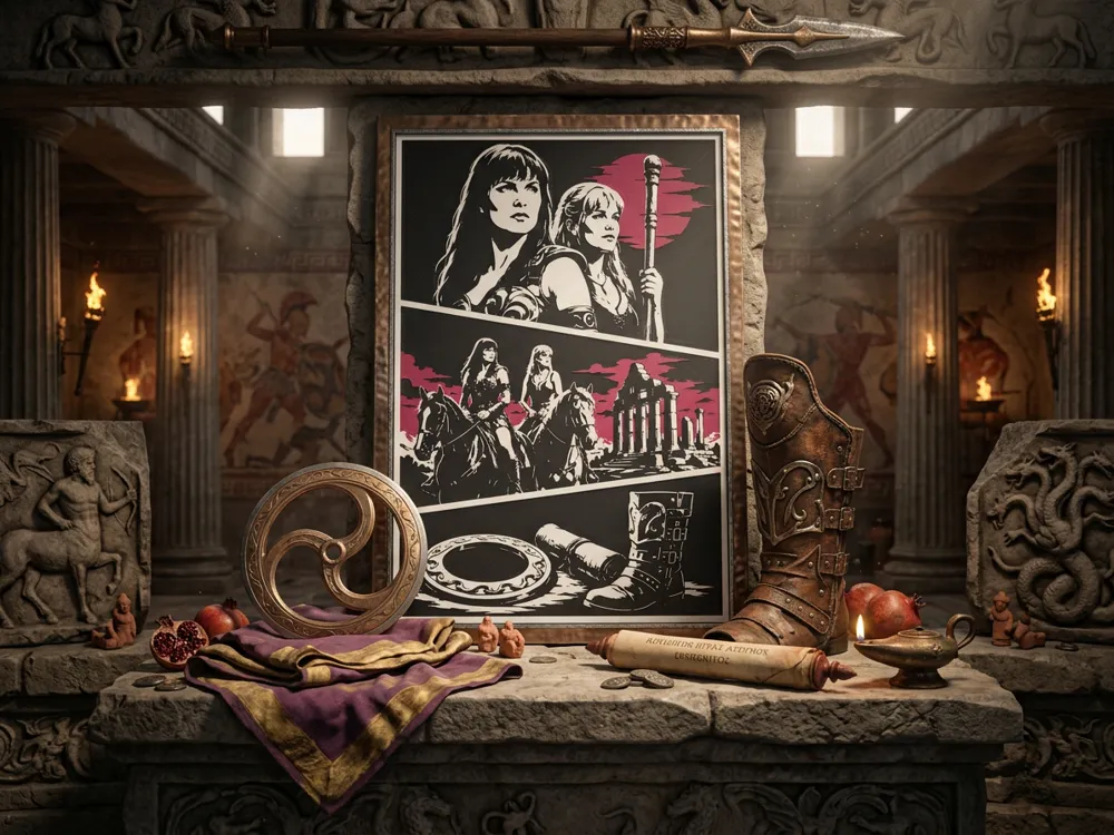 Xena Warrior Princess Storyboard Wall Art - Decor, in stock in India