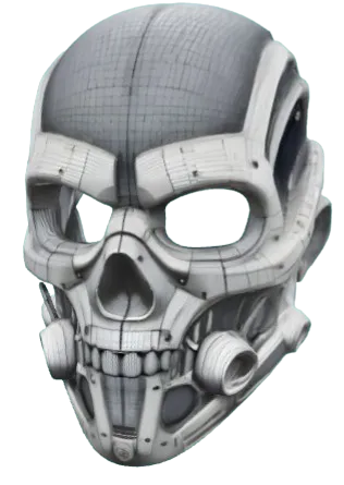 XenoSkull Mask Faceplate, photo 3 of 4 - XenoSkull Mask Faceplate Props & Cosplay