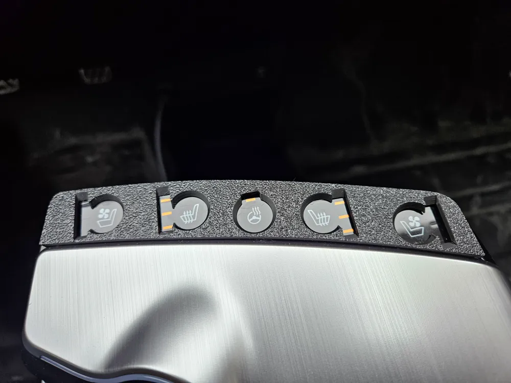 Kia EV6 Console Capacitive Button Cover, photo 4 of 4 - Handheld Console Cases & Grips, buttons
