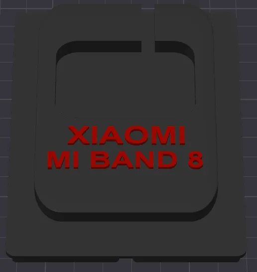 Gridfinity Stand for Xiaomi Mi Band 8, photo 3 of 4 - Gridfinity Stand for Xiaomi Mi Band 8 Tools