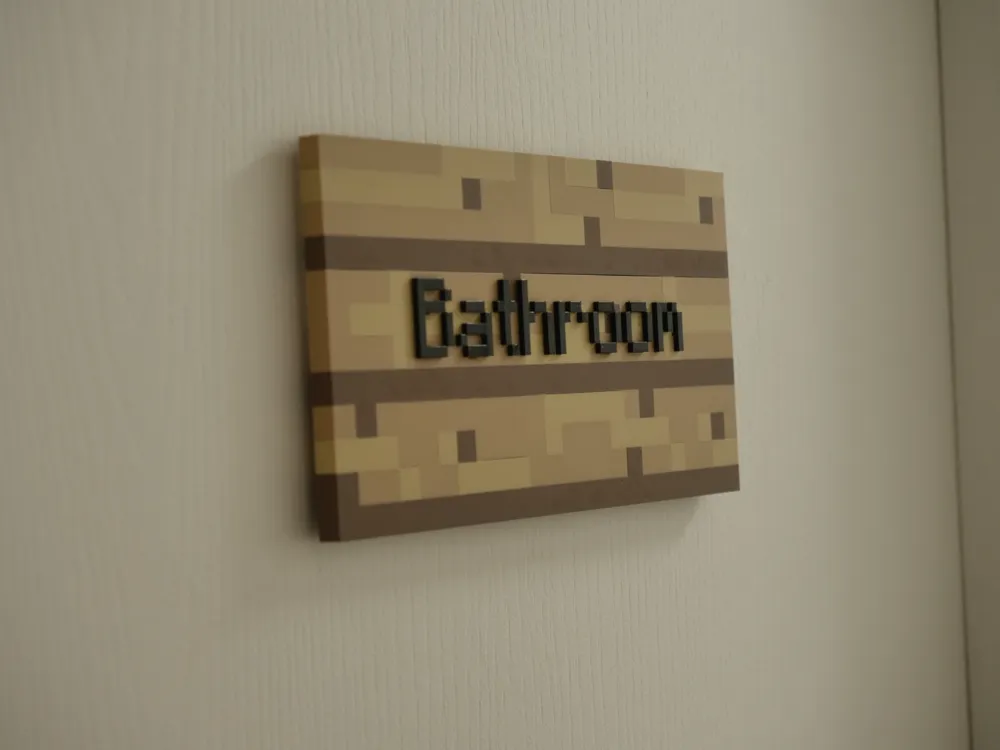 XL Minecraft Sign - Make Your Own, photo 4 of 4 - Gaming & Pop Culture Signs, gaming