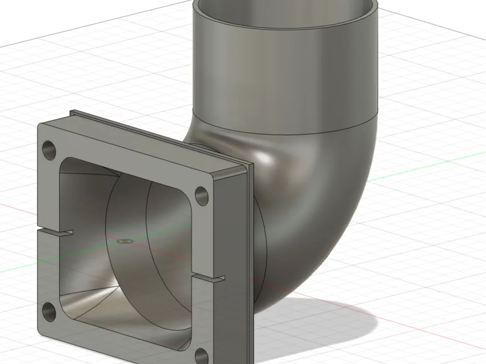 xTool S1 Dust Extraction Adapter